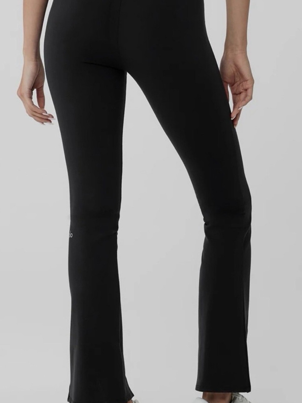 ALO Yoga Black Boot-Cut Flare Leggings